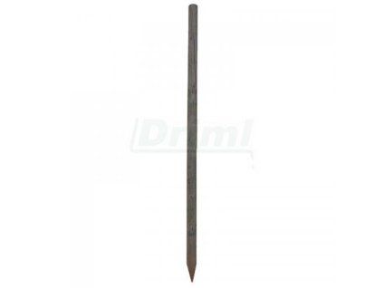 Kůl smrkový  Ø10 cm, délka 200cm, s hrotem, frézovaný, tlakově mořený