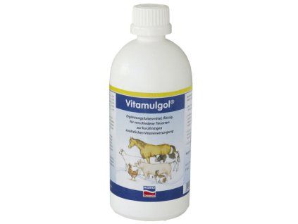 Vitamulgol 0,5 l - emulgovaná koncentrovaná směs vitamínů A, D3, E, C